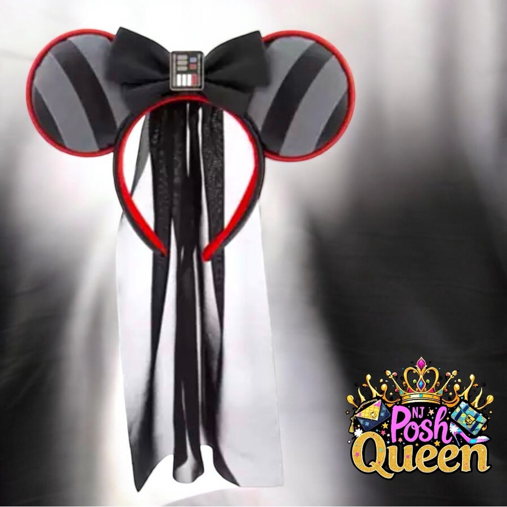 Disney Minnie Ears Headband - Star Wars - Darth Vader - Picture 1 of 5
